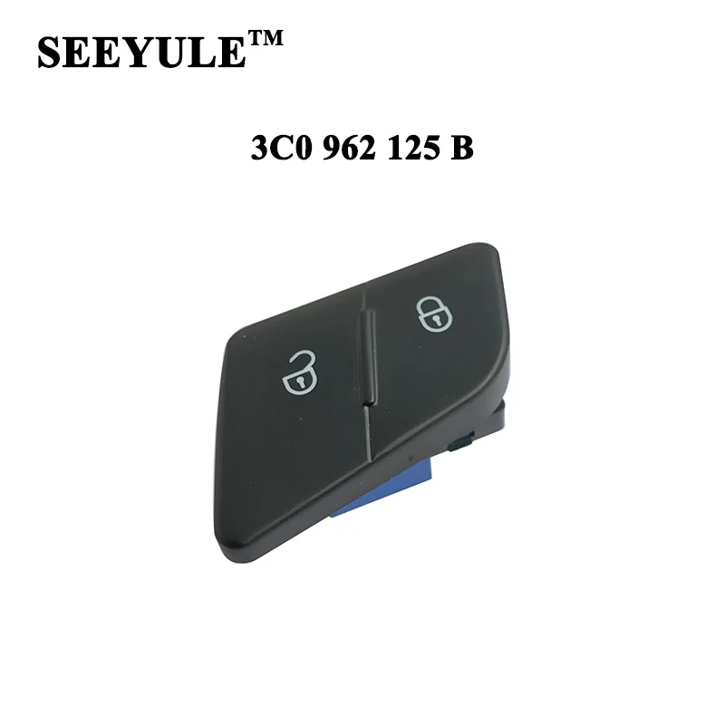 

1pc SEEYULE 3C0 962 125 B Car Door Lock Unlock Switch Driver Side Door Control Safe Button For VW Magotan Passat B6 3C0 962 125B