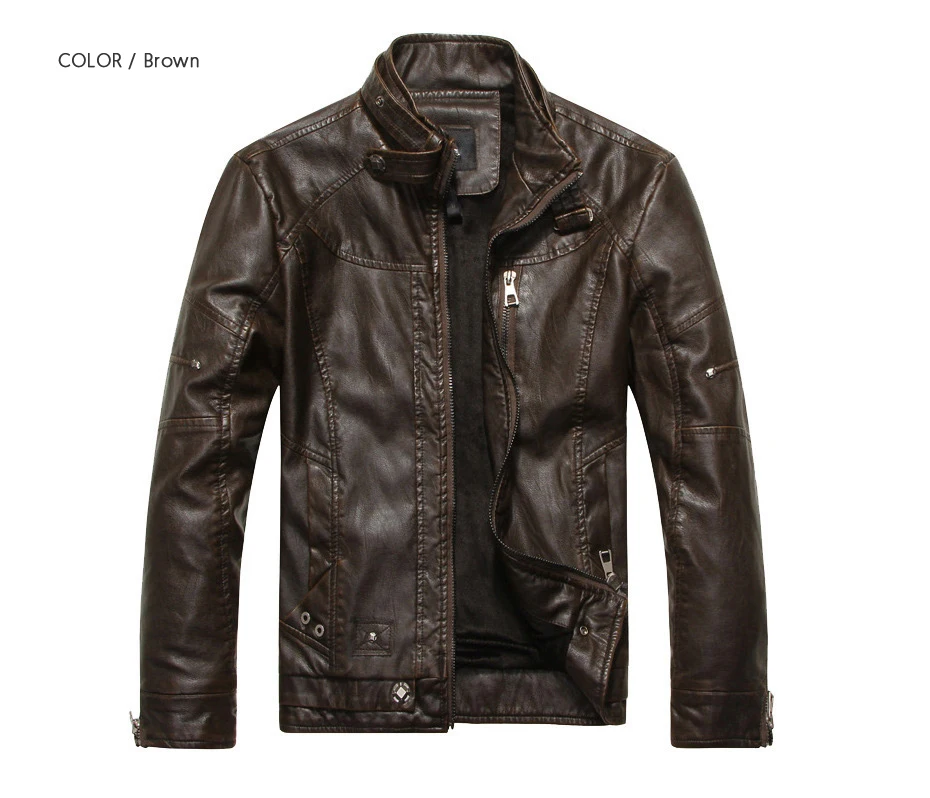 mens jacket leather black