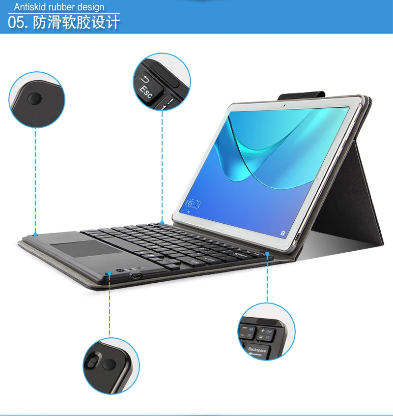 Чехол для huawei MediaPad M5 10 10,8 дюймов CMR-AL09, Беспроводная Bluetooth клавиатура, защитный чехол для планшета m5 Pro 10," CMR-W19