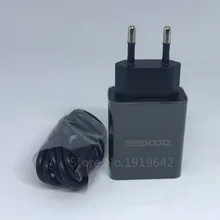 Doogee BL7000 адаптер переменного тока для путешествий, быстрое зарядное устройство 3,0, штепсельная вилка европейского стандарта, адаптер постоянного тока 100-240 В А+ Usb кабель для передачи данных для DOOGEE BL7000