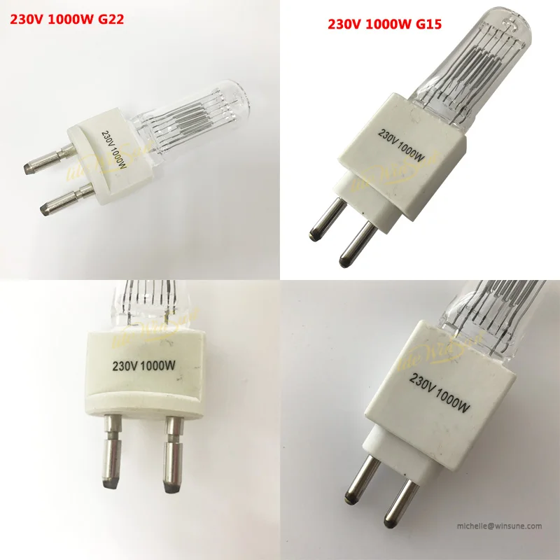 FTL 230V 1000W G15 G22 LAMP SOURCE STAGE LIGHTING