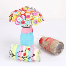 Учительские праздничные подарки дети Сделай Сам ручной работы кнопки материалы для букета Творческий интеллект игрушки Горячая и