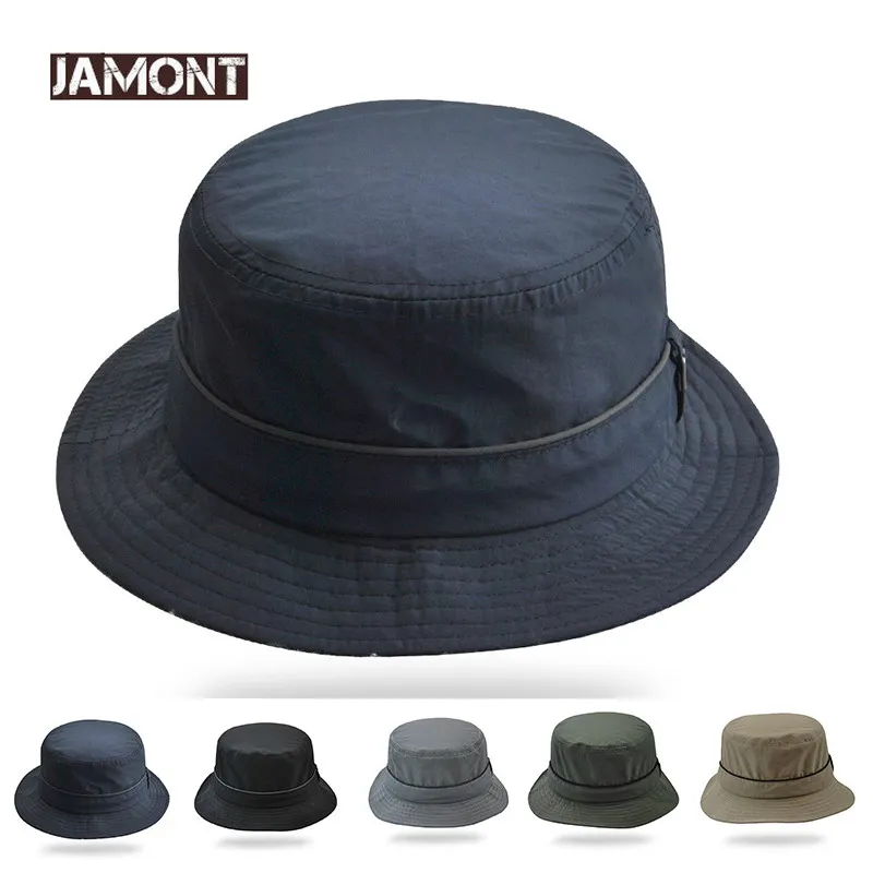 

JAMONT Quick Drying Summer Cap Bucket Hats Men Women Panama Hat Sunscreen Beach Hat Wholesale Gorras Outdoor Fishing Caps