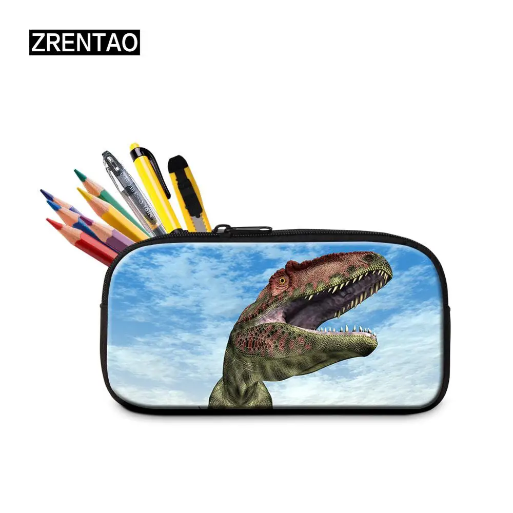 School Supplies Students Pencil Bags Dinosaur Animals Children Box Pen Holder Case Large Capacity Pencilbox For Teachers | Багаж и сумки