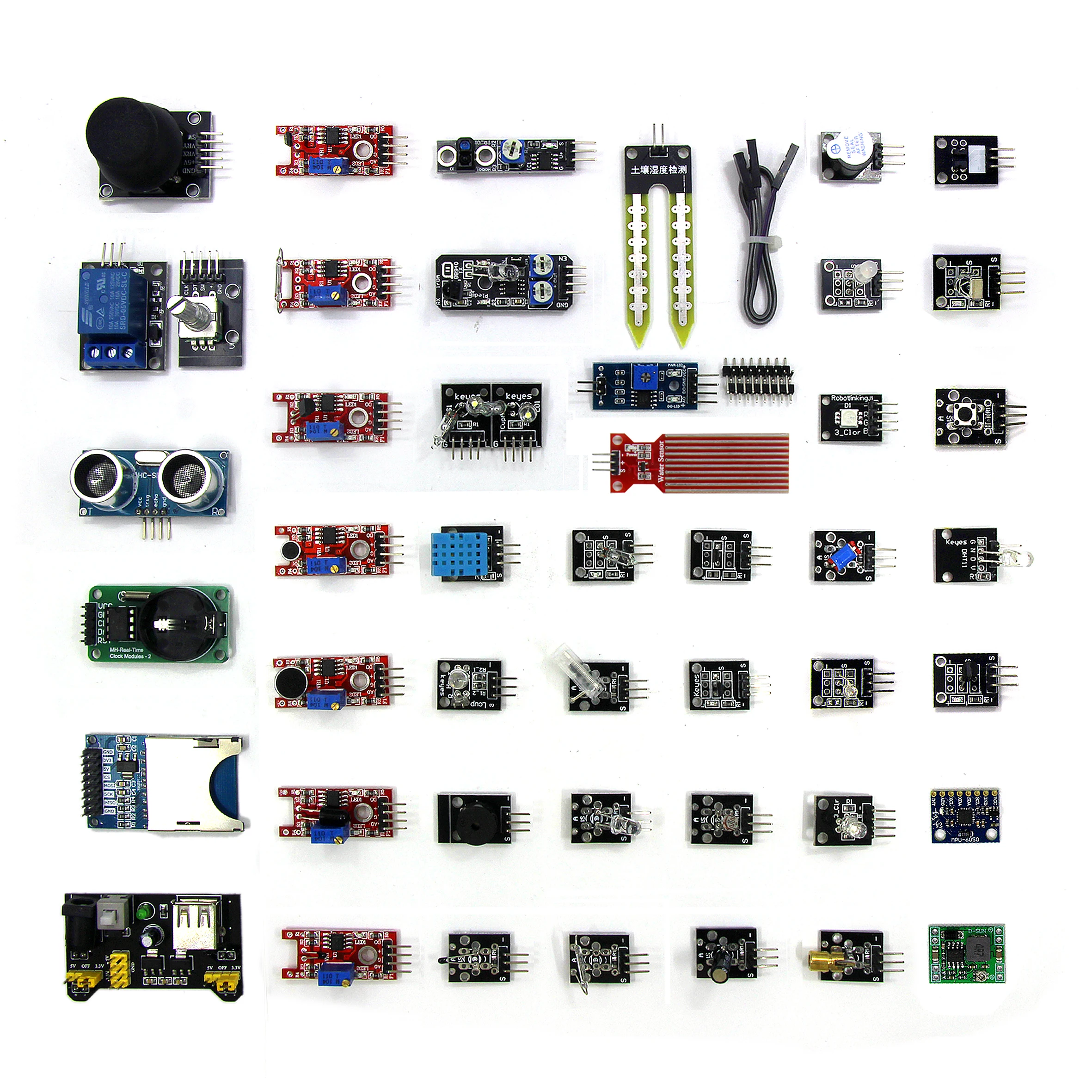 45 в 1 датчик s модули стартовый комплект, лучше, чем 37в1 датчик комплект 37 в 1 датчик комплект для arduino DIY Kit