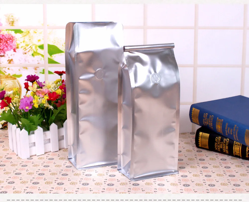 ventilação válvulas para o saco de café, grãos de café, 500x