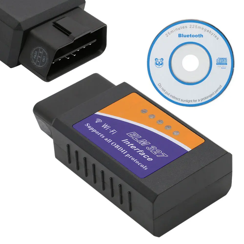 OBD2 OBDII ELM327 WiFi v1.5 Super Mini Bluetooth V2.1 Cars Vehicles Auto Diagnostic Scanner Tool