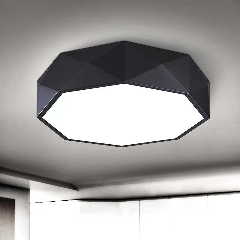 

Led ceiling lamp personality children's bedroom lamp modern simple geometry atmosphere study restaurant balcony lamp