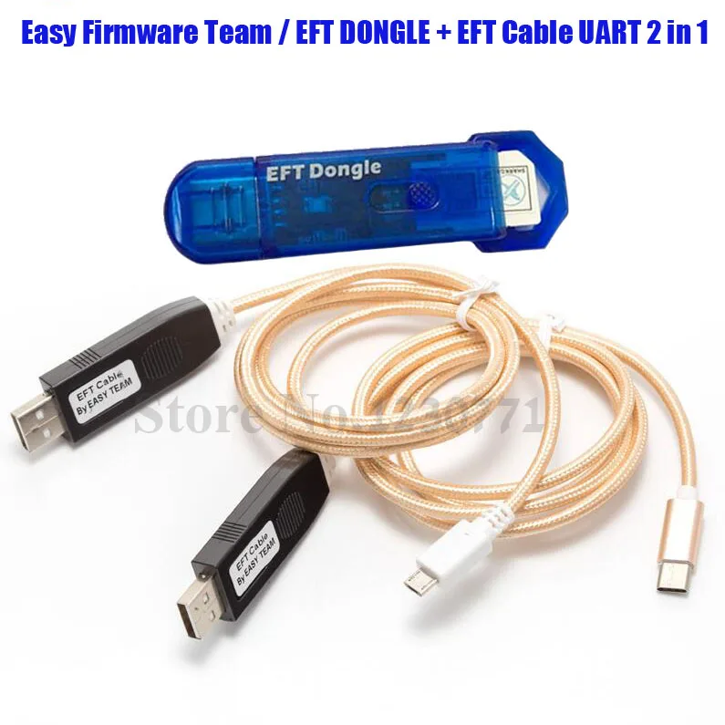 Новейшая оригинальная легкая прошивка TEMA/EFT DONGLE+ EFT кабель UART 2 в 1