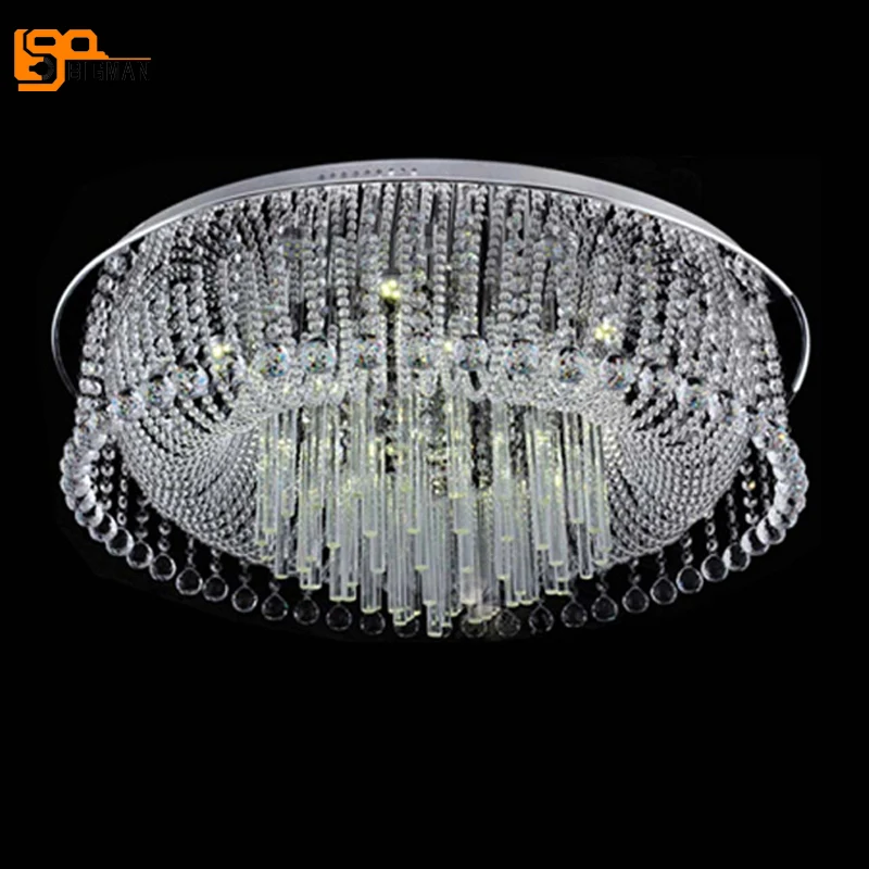 

contemporary crystal chandelier ceiling fixtures LED living room lights