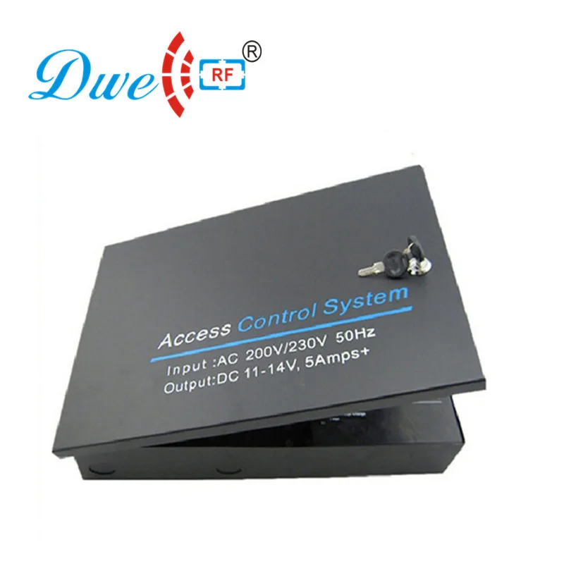 DWE CC RF access control kits 220V 12V 5A metal power supply box with