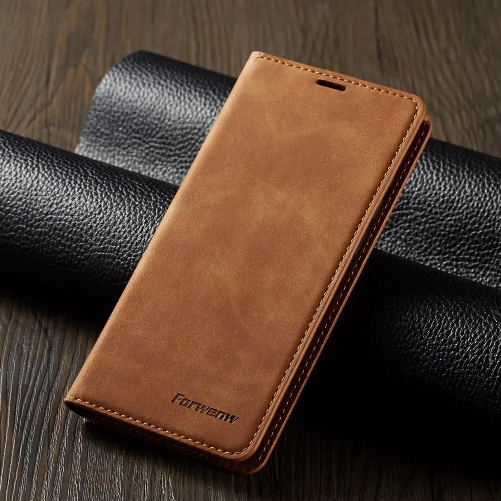Кожаный чехол кошелек для телефона Huawei P20 P30 Mate 20 Lite Pro с магнитным слотом карт