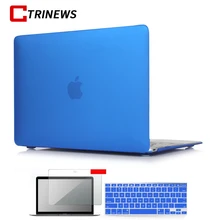 

Matte/Crystal clear hard Cover Case For Macbook Air 11 13 Pro 13 15 Retina 12 13 15 inch Laptop bag for Mac Book pro 13 case