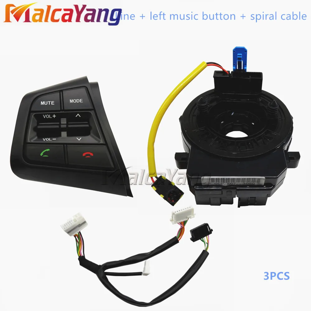 

Steering Wheel Control Buttons For Hyundai ix25 (creta) 1.6L 2.0 L Remote Cruise Control Bluetooth Button