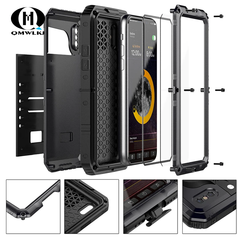 

For iPhone X XR XS MAX Waterproof Mobile Phone Case For iPhone6/6S/7/8 Plus Diving Level Shell Plus Anti-fall Protection Cover