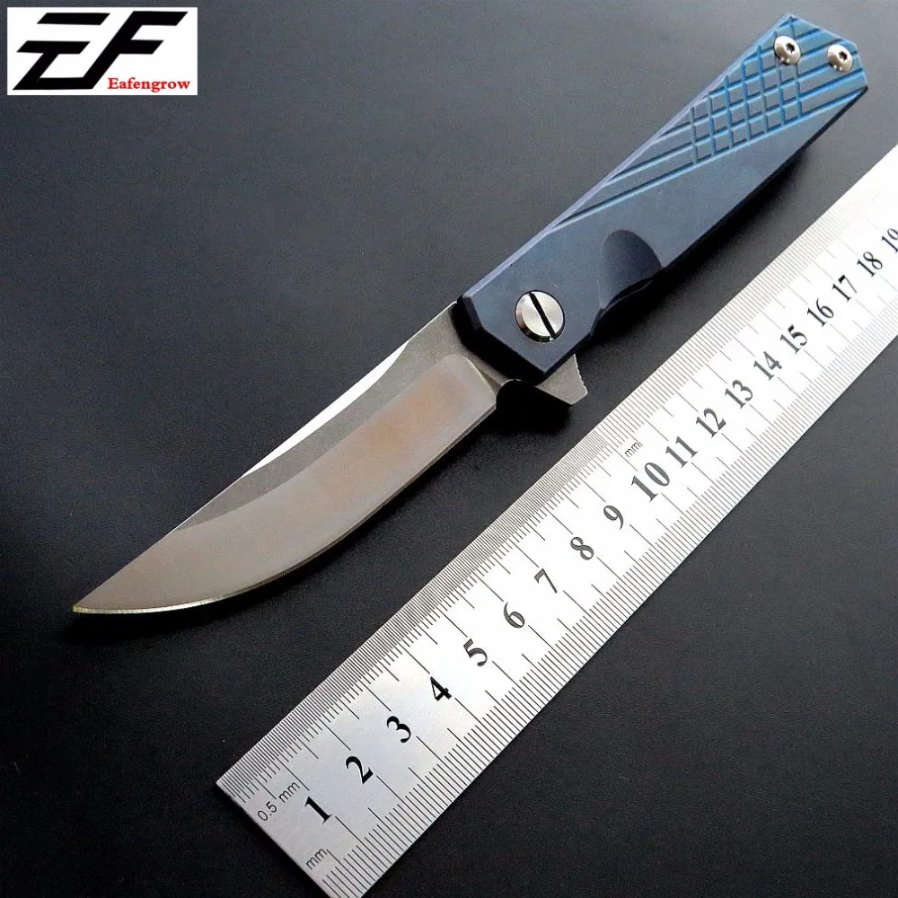 Eafengrow EF216 58-60HRC D2 лезвие TC4 ручной складной нож инструмент для выживания кемпинга