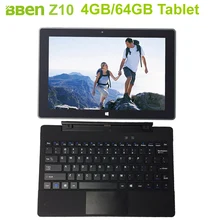 Bben 4GB 64GB tablet pcs windows10 OS 2GB 32GB 10 1Inch Intel Z8350 2 in 1