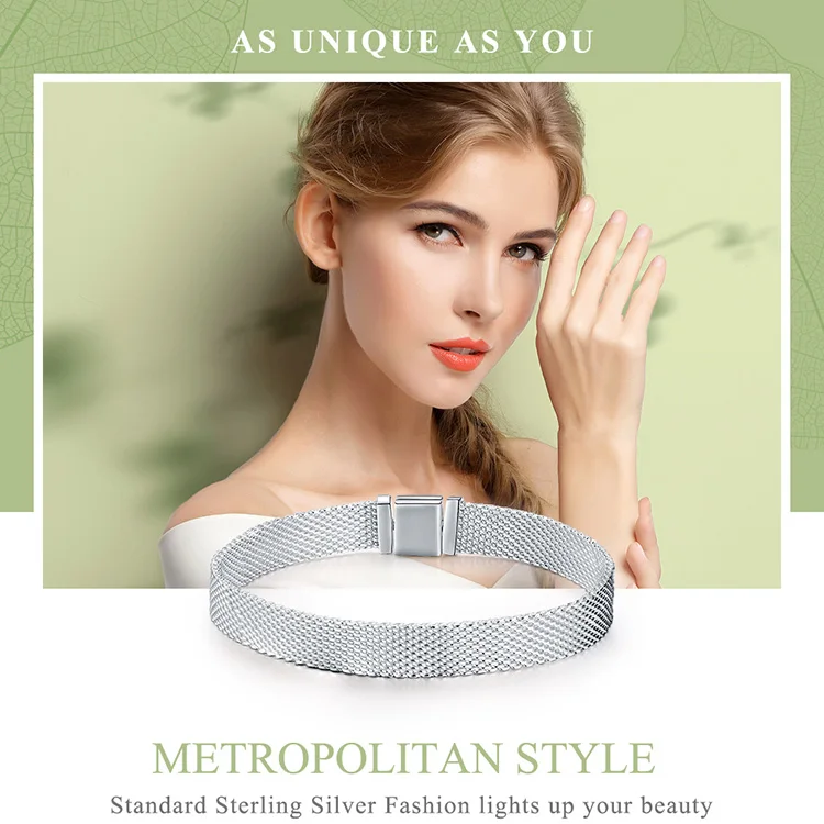 DCM высокое качество 925 серебро Столичный стиль браслеты для друзей браслеты для женщин DIY Роскошные ювелирные изделия
