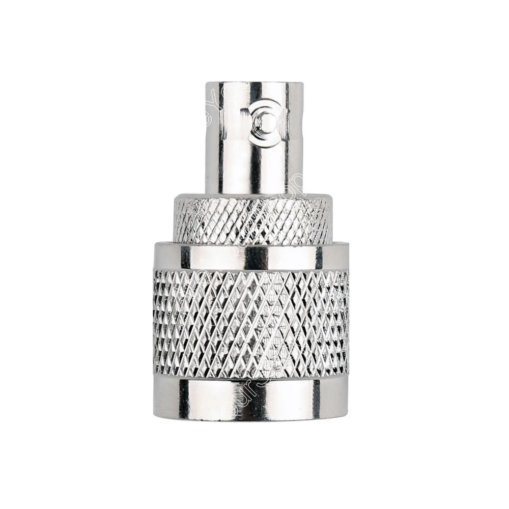 

Areyourshop UHF Connector PL259 UHF Plug Jack Male To BNC Female Jack RF Connector Straight Nickel p
