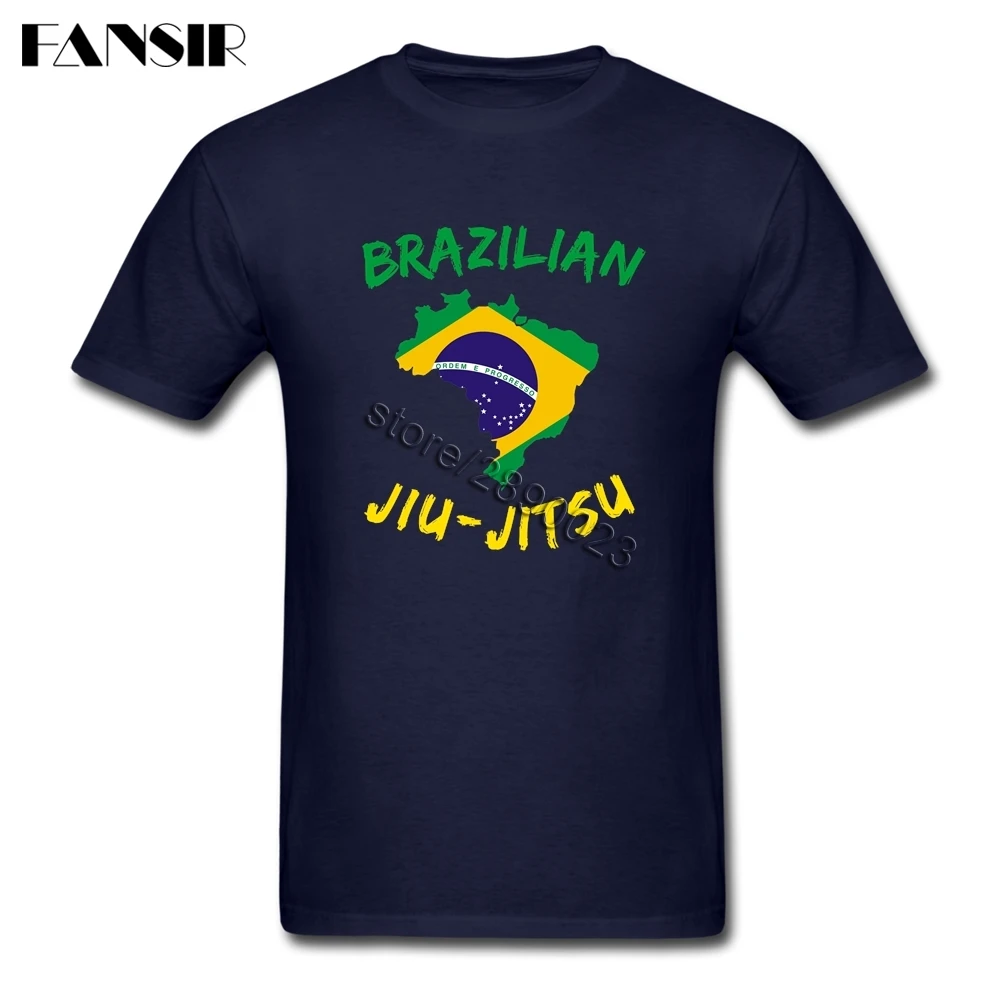 XS 3XL Бразильское джиу джицу бразильское Jiu Jitsu (джиу джицу) Творческая Футболка для