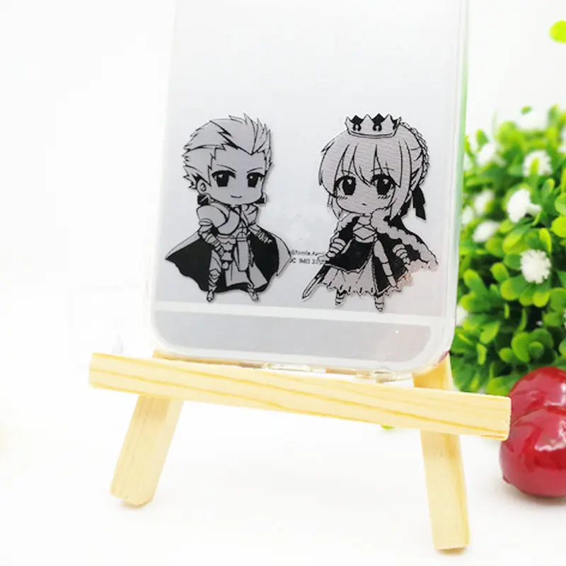 5pcs Anime FGO Fate Grand Order Metal Decal Stickers for Mobile Phone Laptop Sticker DIY Scrapbook Stickers Toy