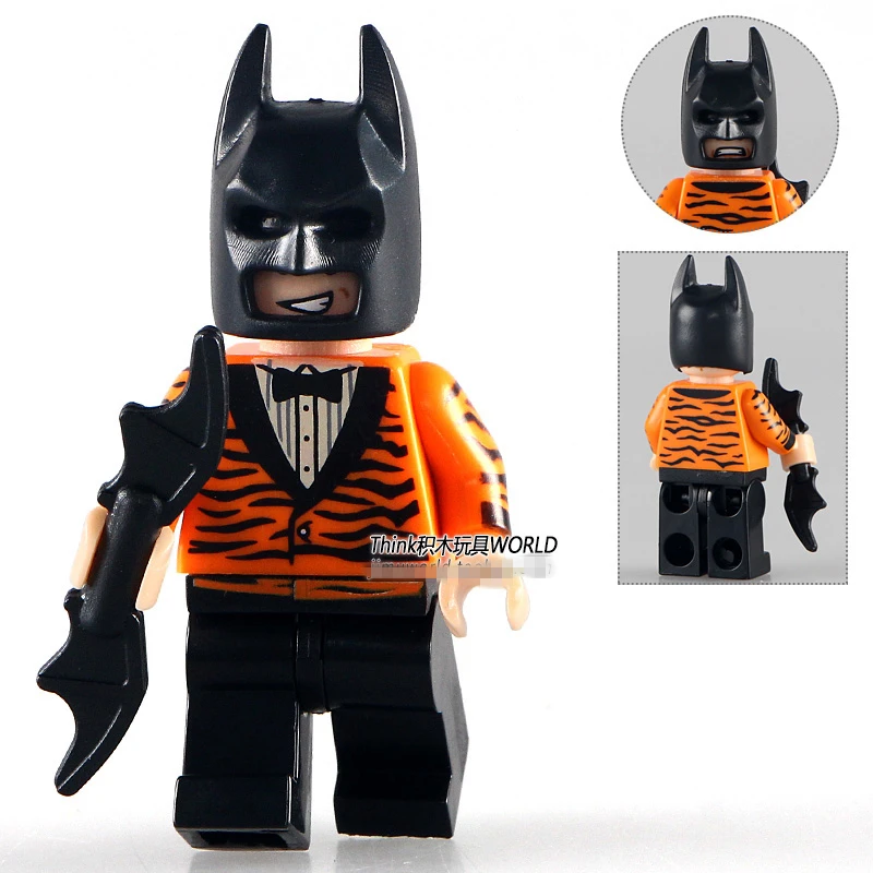 Goedkoop Enkele Verkoop POGO De BATMAN FILM Battle Pod Luipaard Tijger Smoking Pak SUPER HEROES Bouwstenen minifig Figuren Speelgoed Geschenken