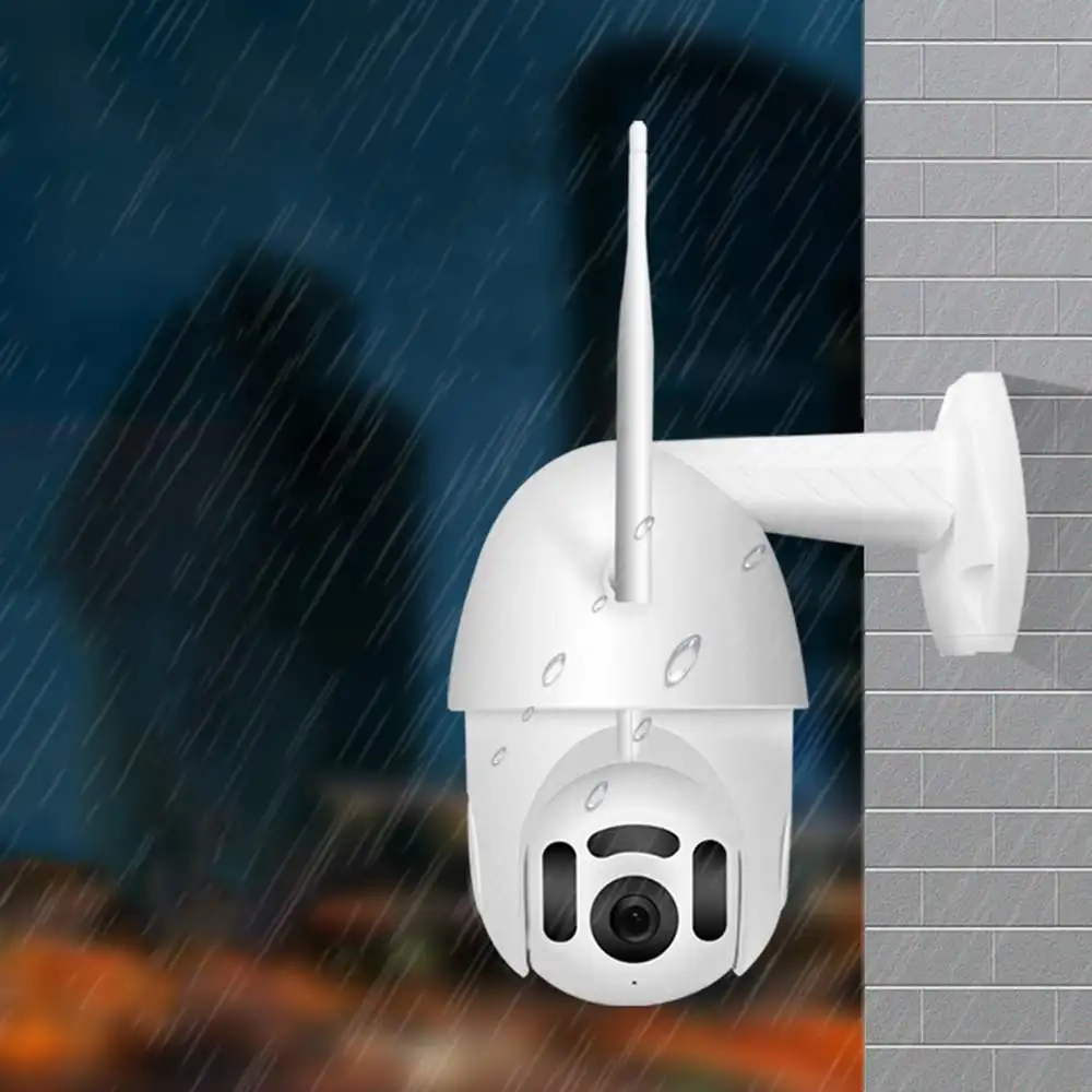 

Xiaovv Smart WIFI HD 1080P IP Camera 360° PTZ Rotation H.265 Waterproof ONVIF Support 8 LEDS Infrared Night Version APP Camera