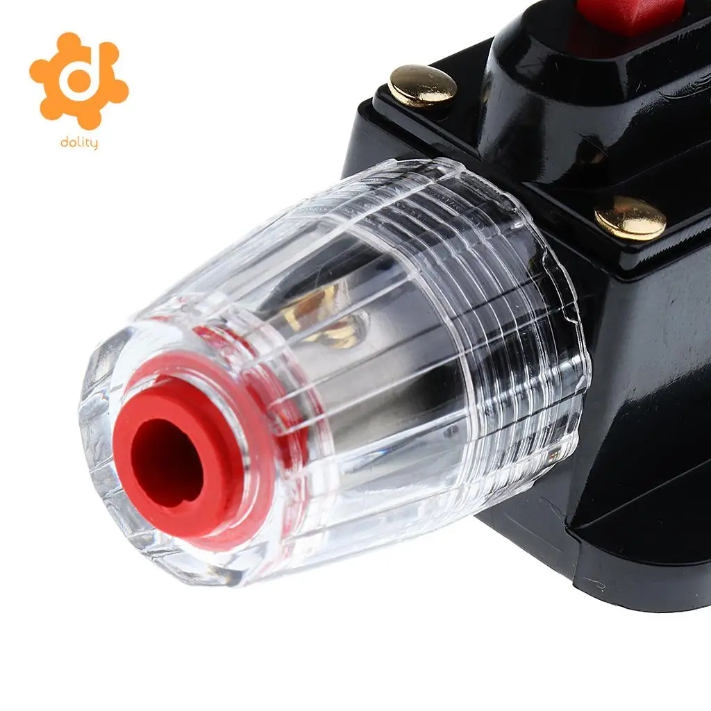 dolity DC 12V-24V Car RV Audio Inline Circuit Breaker Fuse Manual Reset Switch 20A 30A 40A 50A 60A 80A 100A 150A