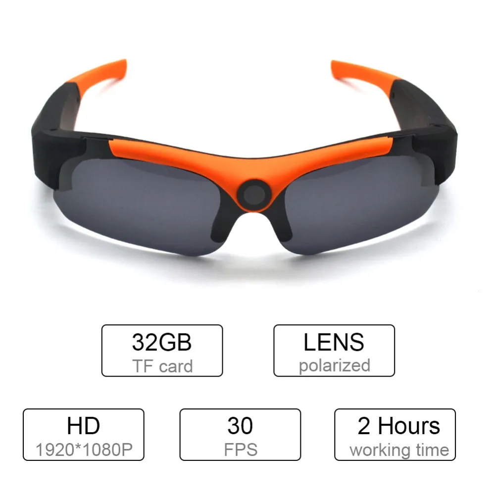 

Wide Angle Sunglasses Camera HD Mini Eyewear DV DVR Video Recorder Outdoor Sports Camcorder Support TF Card for Driving Glasses