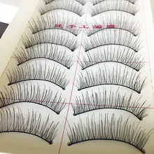 30 пар, натуральные накладные ресницы, инструменты для наращивания ресниц, женский макияж, Полоска, ресницы, объемные ресницы, толстые накладные ресницы, Cilios Posticos