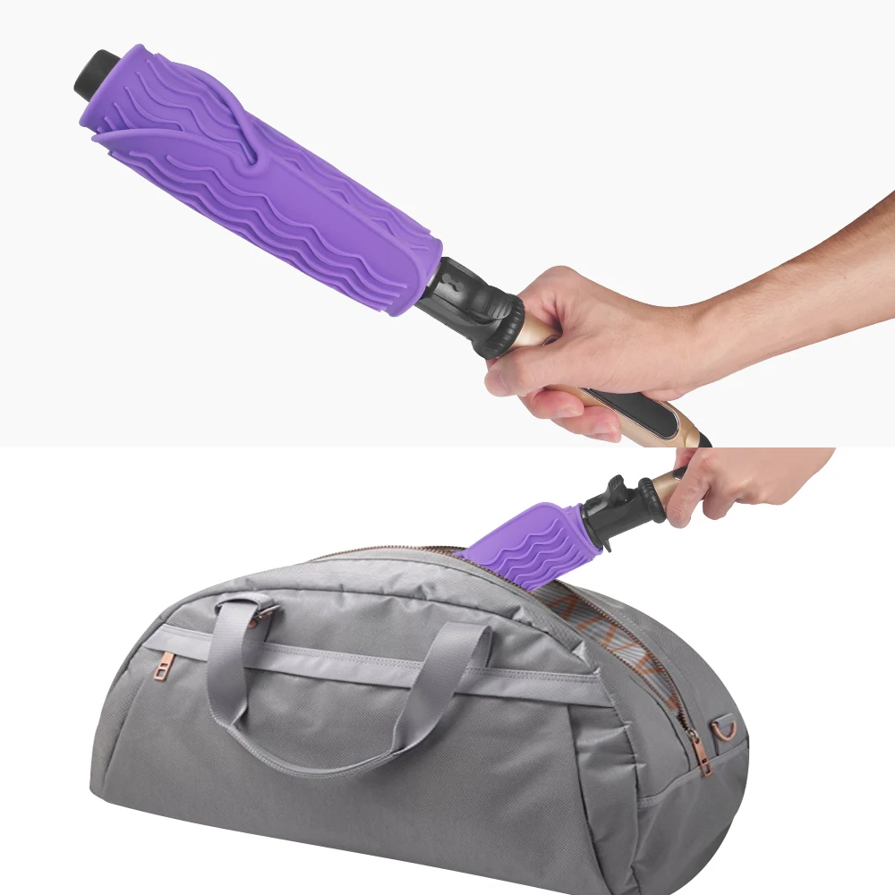 USHOW Curling Iron with Tourmaline Ceramic Technology and Digital Controls with Heat Resistant Silicone Mat 1.25 Inches