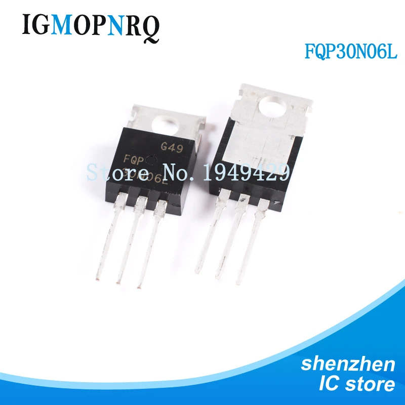 

10PCS FQP30N06 FQP30N06L TO-220 30N06 MOSFET 60V N-Channel QFET New original free shipping fast delivery