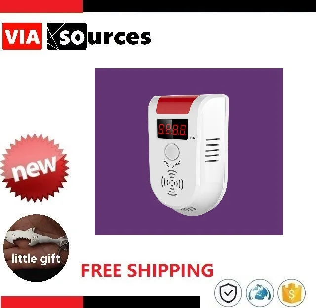 

GD13 LPG GAS Detector Wireless Digital LED Display Combustible Gas Detector for G90B S5 KERUI Home Alarm System