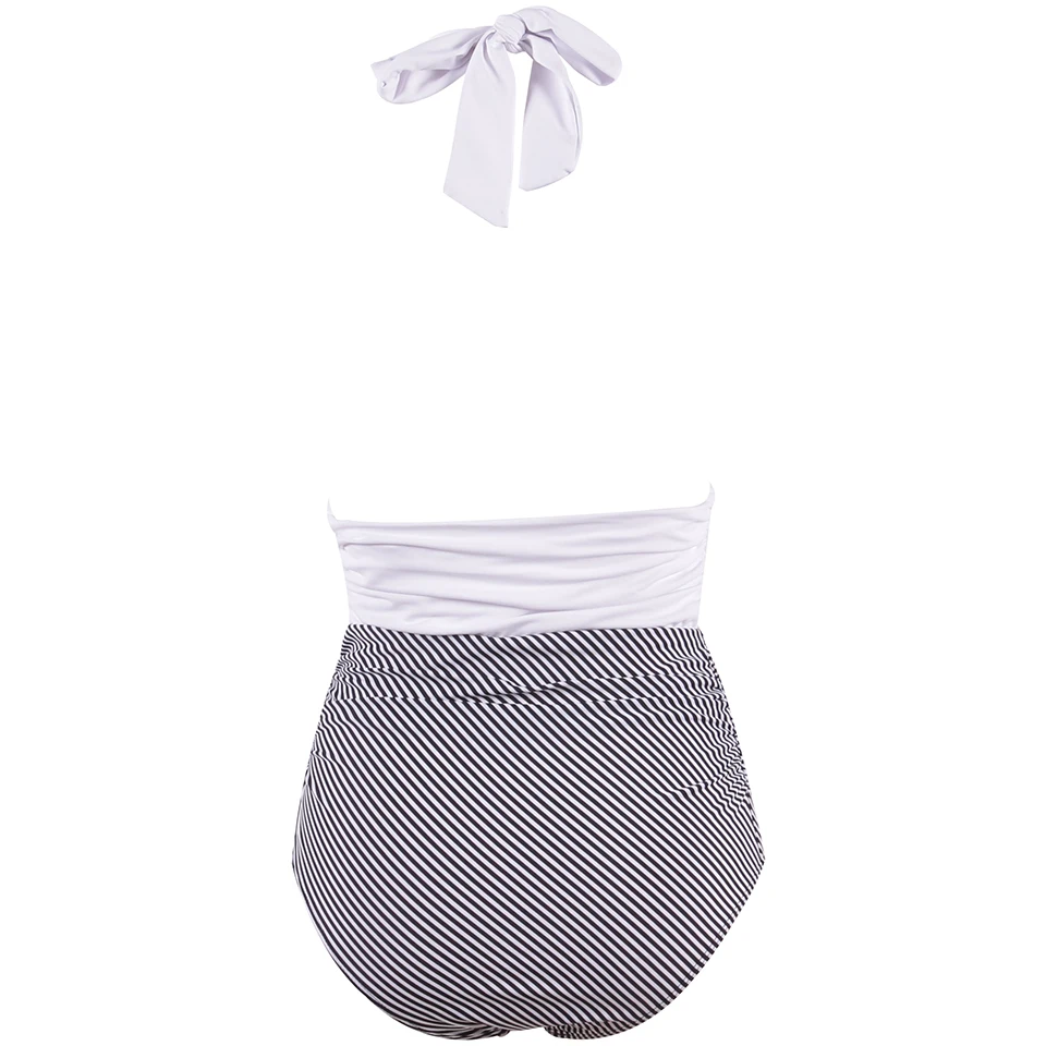 Günstig TQSKK 2019 Neue Sexy Streifen Frauen Badeanzug Strap Monokini Body Push Up Padded Weibliche Bademode Strand Badeanzug