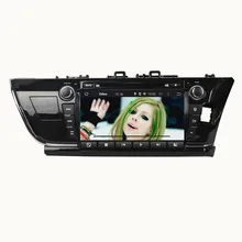 9 дюймов Android 5.1 4 ядра HD1024 * 600 dvd-плеер автомобиля для Toyota Corolla для 2014 Бесплатная 8 ГБ карта карты Автомобильный Радио стерео WI-FI GPS