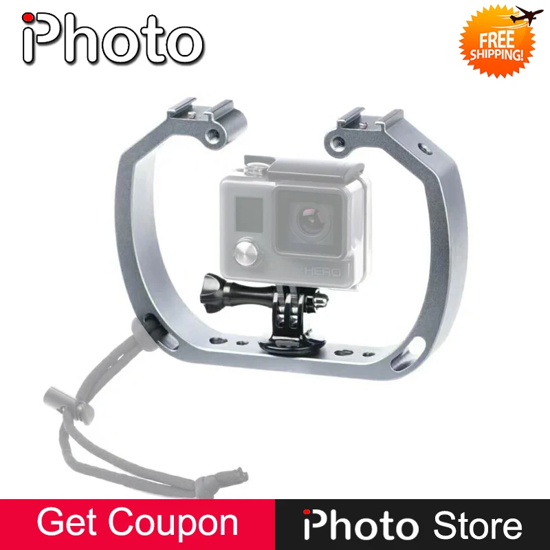 

Sport Action Camera Handheld Video Stabilizer Rig Cage Frame Bracket for GoPro 5 4+ 4 3+ 3 2 Sjcam Sj5000 Sj4000 Xiaoyi Camera