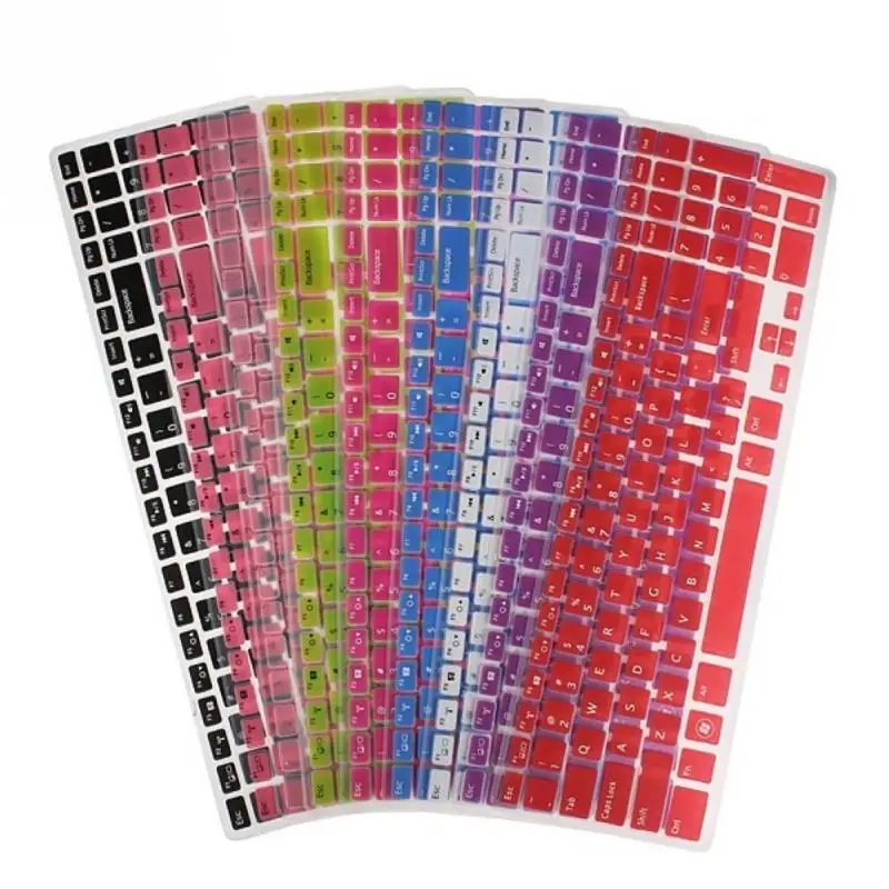 

Durable silicone US version 15in Keyboard Cover Protector Skin for Dell New Inspiron 15C 15CR 15MD 5CD 15MR 15M 15UR 15U