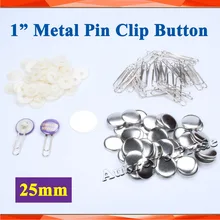 Note-Clip Bookmark Badge Button-Maker Pinback-Supply-Materials Metal 25mm 1-Hair-Pro