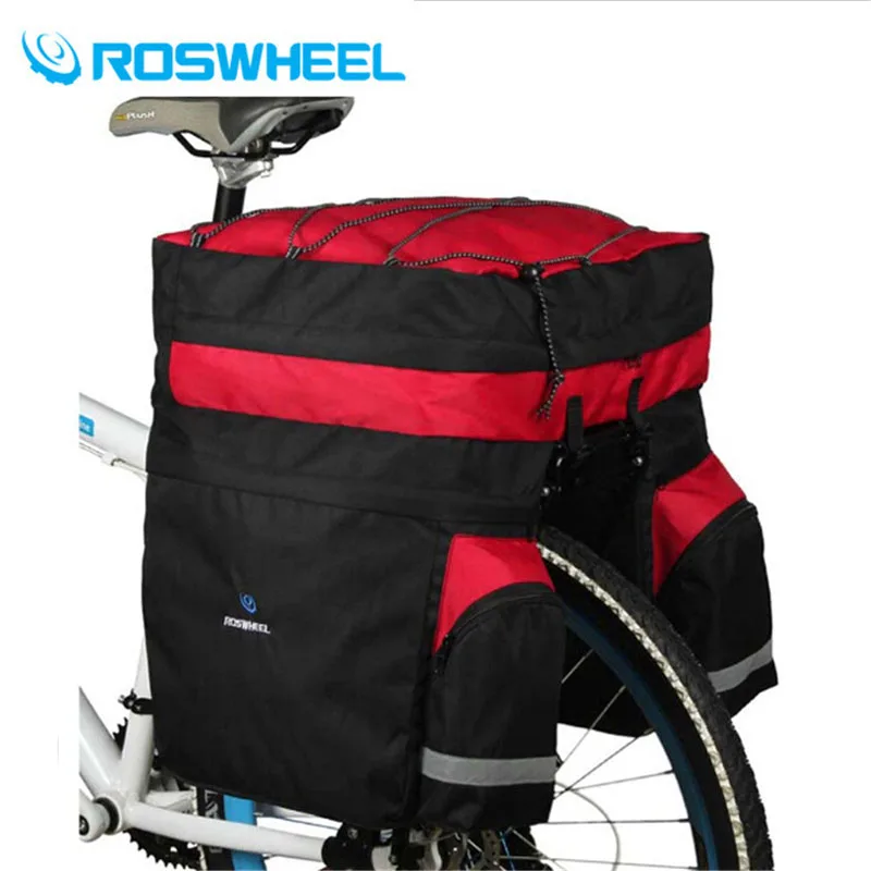Discount ROSWHEEL 60L Waterproof MTB Mountain Bike Rack Bag 3 in 1 Multifunction Road Bicycle Pannier Rear Seat Trunk Bag 14590 2