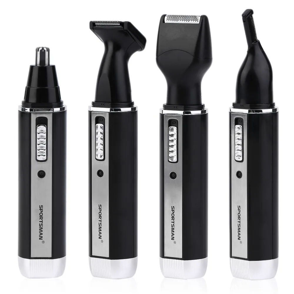 

Newest 4 In 1 Waterproof Rechargeable Electric Men Male Ear Nose Trimmer Hair Clipper Shaver Beard Trimmer Machine drop shipping