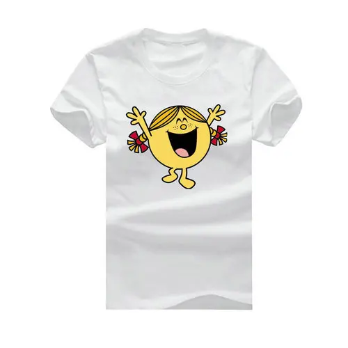 Mr men Little Miss Chatterbox Man Футболка для мальчиков Аниме футболки и топы мужская футболка с короткими рукавами