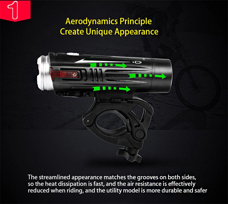 Excellent WEST BIKING USB Rechargeable Bicycle Front Light Bike Super Bright Cycling Waterproof Torch Double Spot Lamp LED Safety Light 7