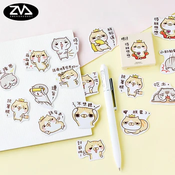 

45pcs/pack Kawaii dog Paper Stickers Diary Decoration Scrapbooking DIY Cute seal Sticker Stationery Notebook Album Sticker