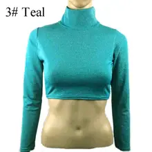 Модные женские туфли с длинным рукавом Растениеводство Топ Топы корректирующие одежда jdb073