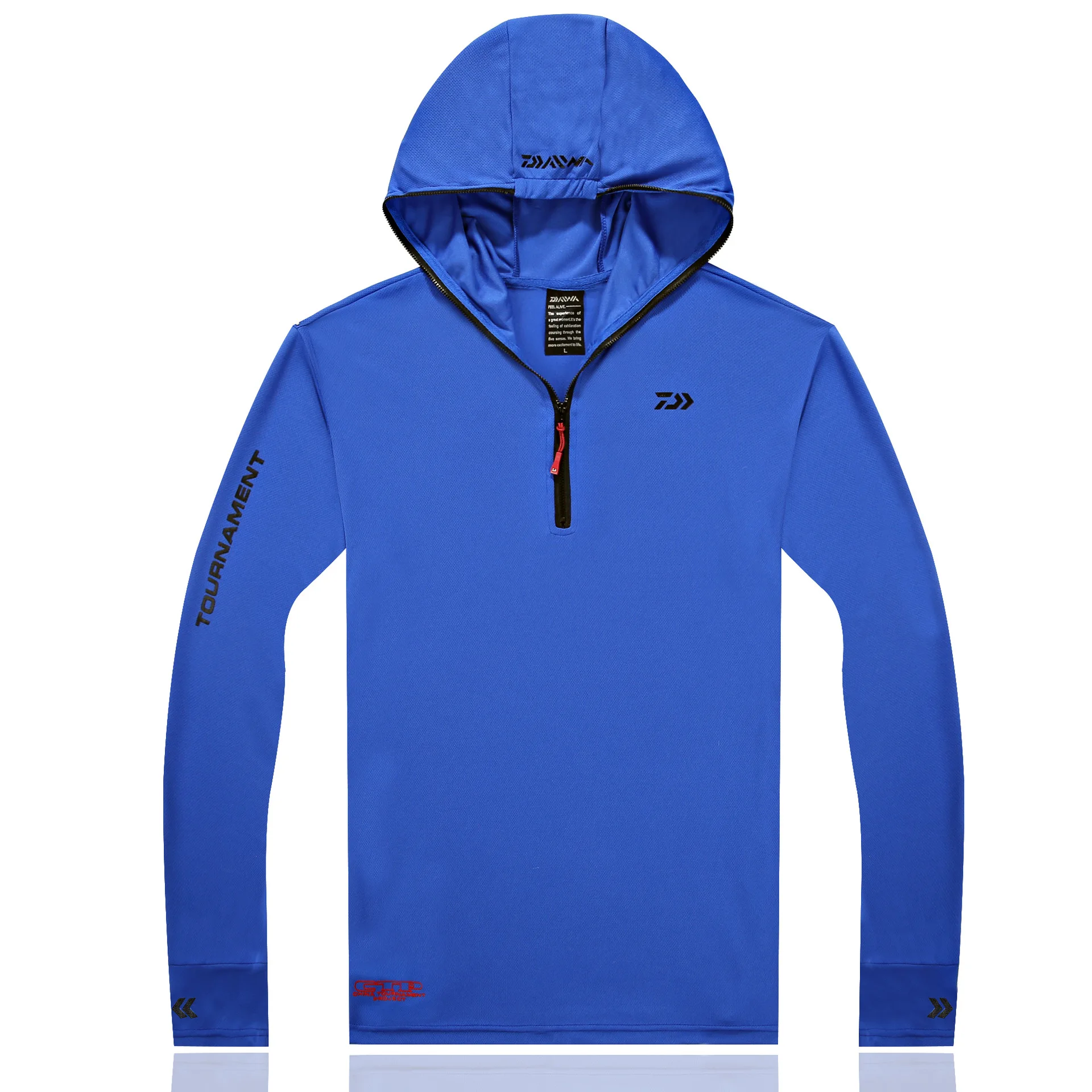

2017 Fishing Shirt Clothing Breathable Sunscreen Shirt Men Quick Drying UPF 50+ Long Sleeve Hooded Fishing Shirts