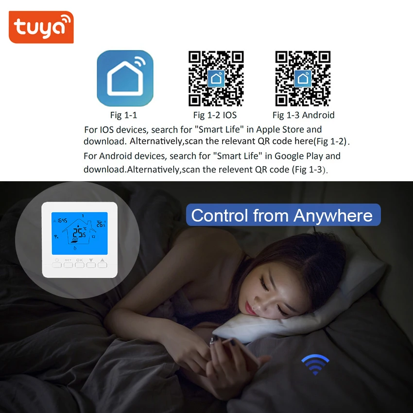Wi Fi термостат умный газовый котел/вода/Электрический пол с подогревом