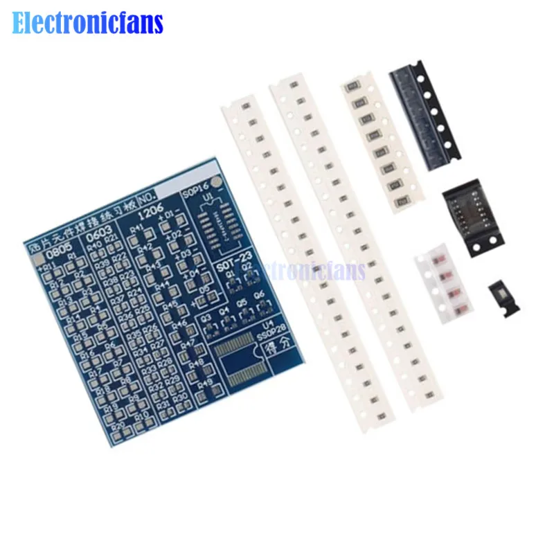 SMT SMD Component Welding Practice Board Soldering Practice DIY Kit Best diy electronic kit Component 5V