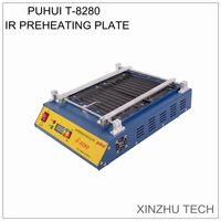 T-8280 PCB Preheater IR Infrared Preheating Station Preheat Plate SMD Rework Station 0-450degree Celsius Solder Repair 110V/220V 1