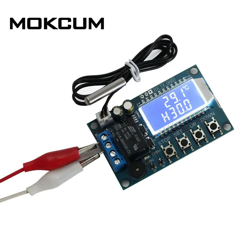 

6-30V Digital Thermostat Cooling Heating Temperature Controller LCD Display -50~110 Celsius Temperature Controller