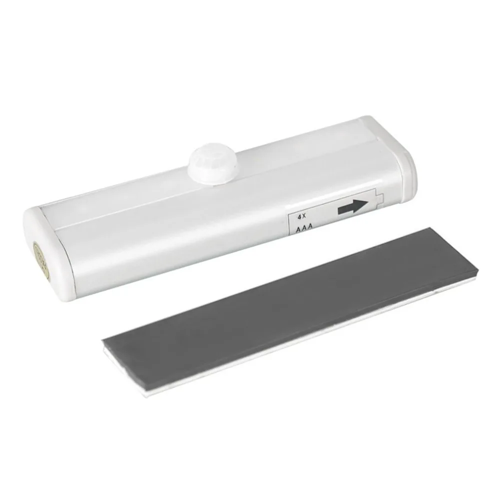

6 LED Body Induction Closet Lamp Infrared Aluminum Alloy Light Motion Sensor Stair Wall Lamp Quality Drop Shipping